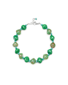 Brățară Sofia Verde – sticlă de Murano