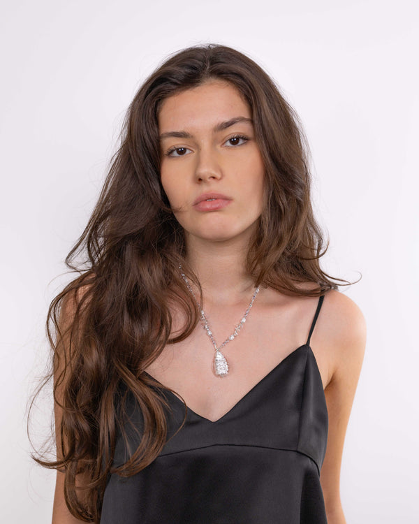 Colier Ivona Alb
