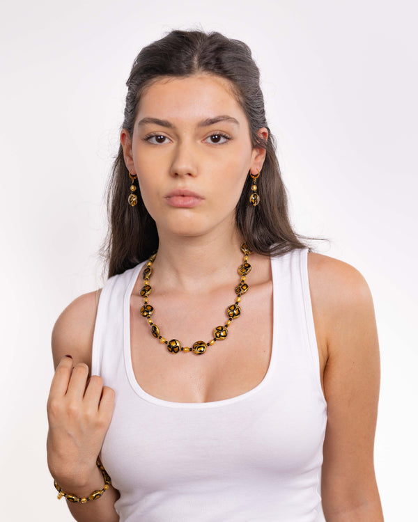 Set Leopard Auriu