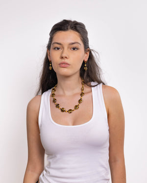 Set Leopard Auriu
