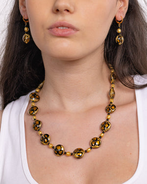 Set Leopard Auriu
