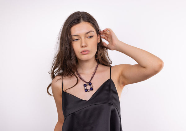 Colier Norina Violet