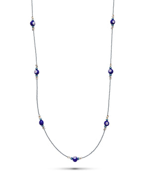 Colier Flower 2in1 Albastru