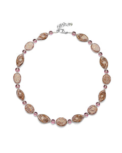 Colier Karen Mov – sticlă de Murano