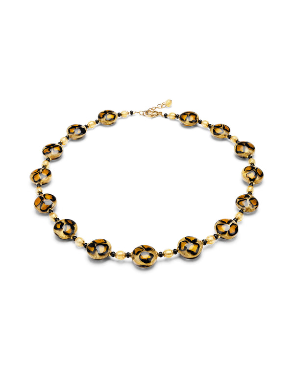 Colier Leopard Auriu