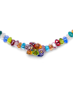Colier scurt Linda Multicolor – detaliu