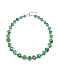 Colier Sofia Verde – sticlă de Murano