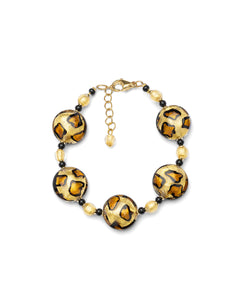 Bratara Leopard Aurie