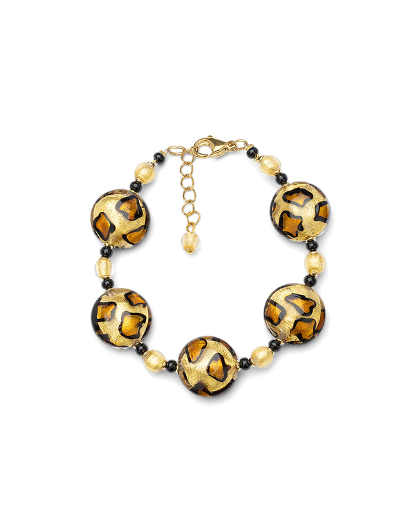 Set Leopard Auriu