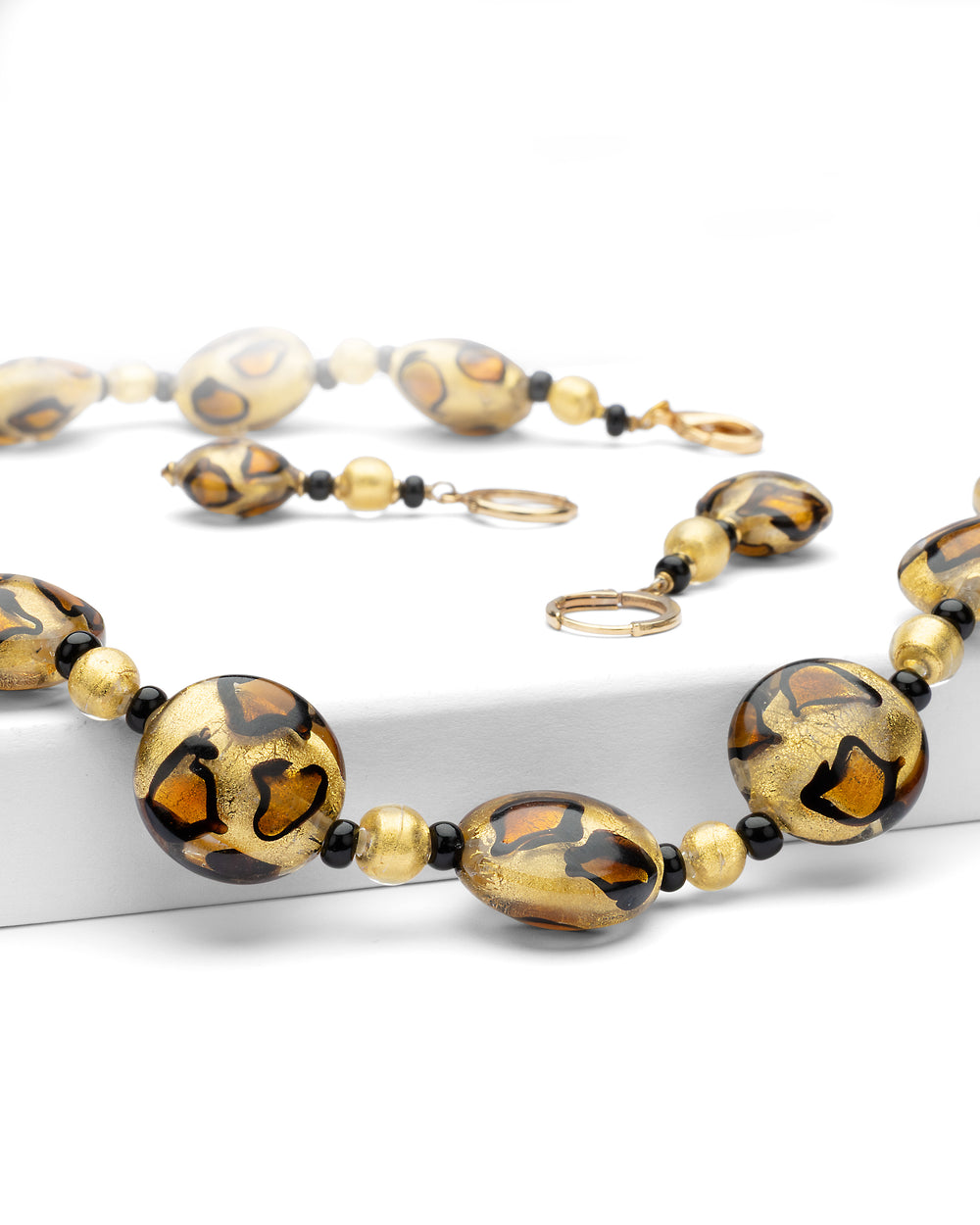 Set Leopard Auriu