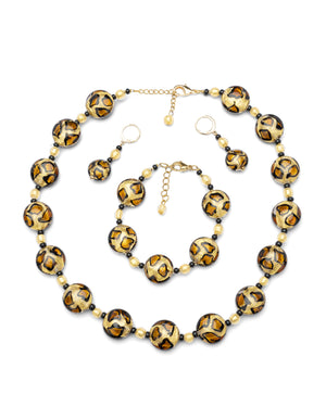Set Leopard Auriu